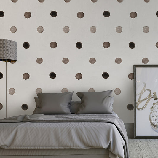 Black and silver Dots wallpaper-fm1013