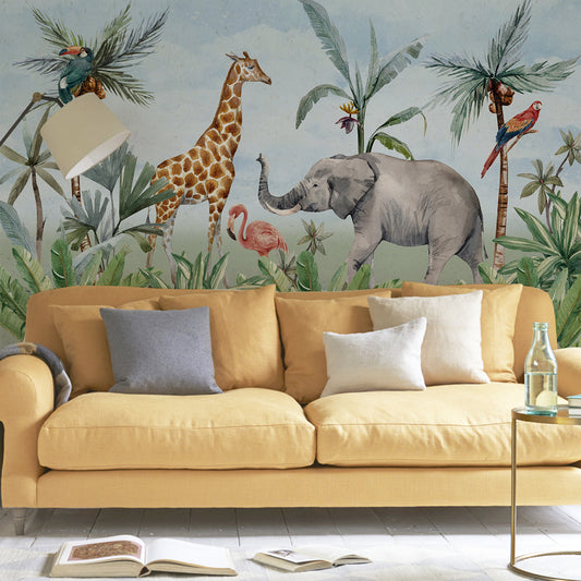 Kids Room Animals Wallpaper-jor-0019